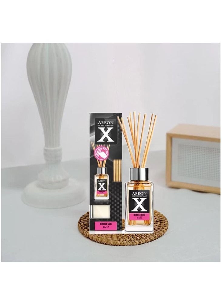 Areon - Home Luxury Perfume Reed Diffuser 10 Rattan Reeds Bubble Gum - Image 1
