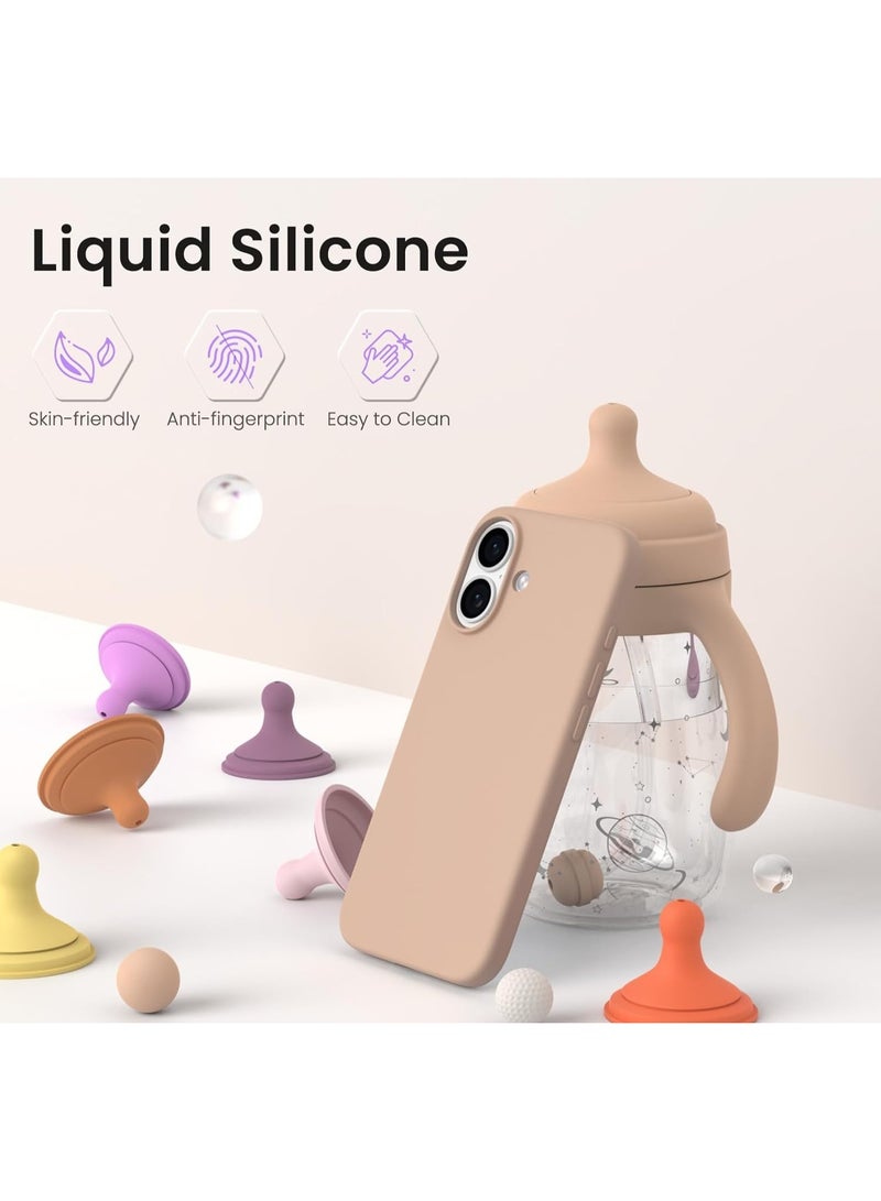 جراب لهاتف iPhone 17 مصنوع من جل السيليكون السائل الناعم، حماية كاملة للجسم ضد الصدمات، غطاء غير لامع، بطانة ناعمة من الألياف الدقيقة، جراب خلفي نحيف لهاتف iPhone 17 - Image 3