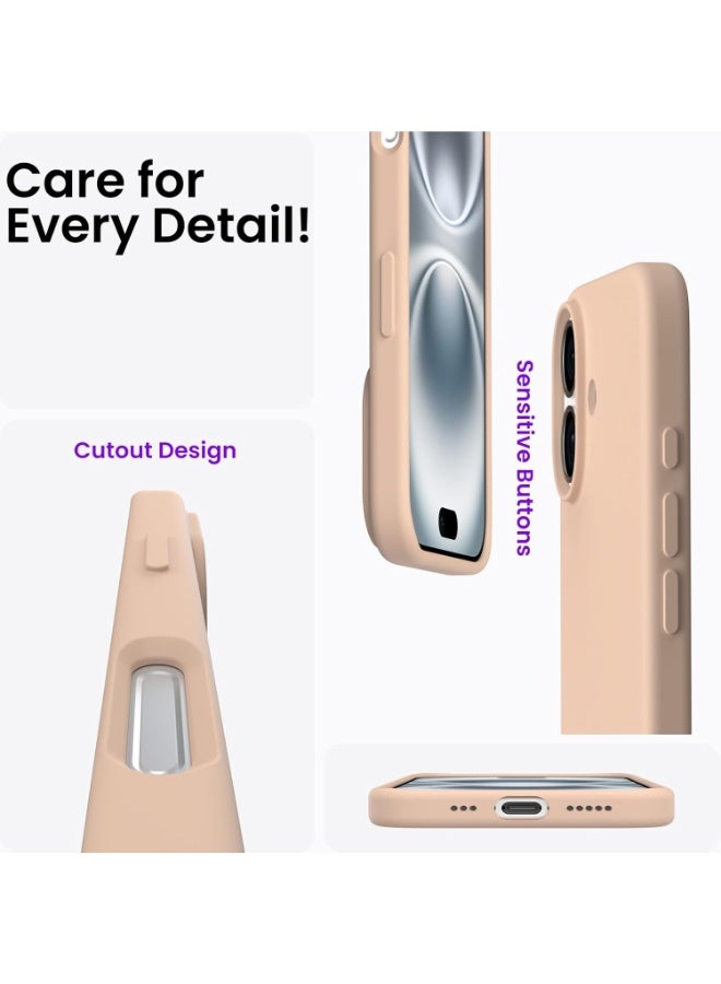 جراب لهاتف iPhone 17 مصنوع من جل السيليكون السائل الناعم، حماية كاملة للجسم ضد الصدمات، غطاء غير لامع، بطانة ناعمة من الألياف الدقيقة، جراب خلفي نحيف لهاتف iPhone 17 - Image 5