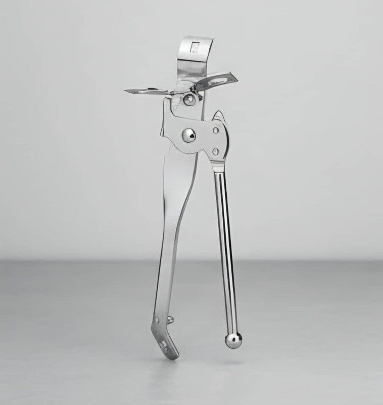 Manual can opener with an easy-to-use metal handle - ideal for the elderly and those with weak grip. - Image 2