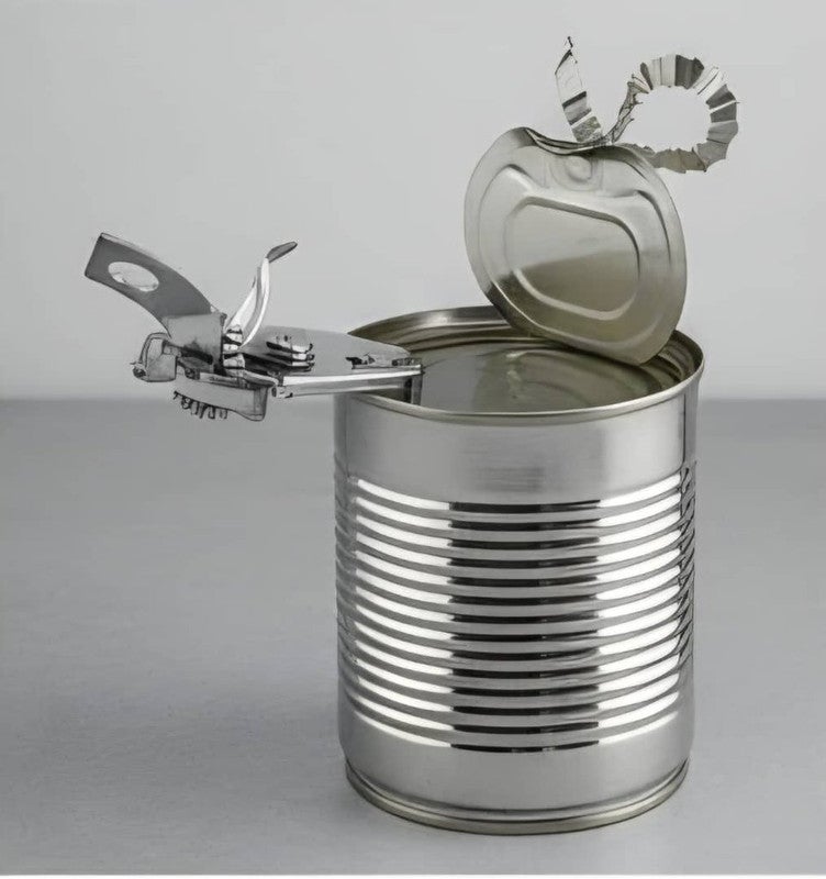 Manual can opener with an easy-to-use metal handle - ideal for the elderly and those with weak grip. - Image 3