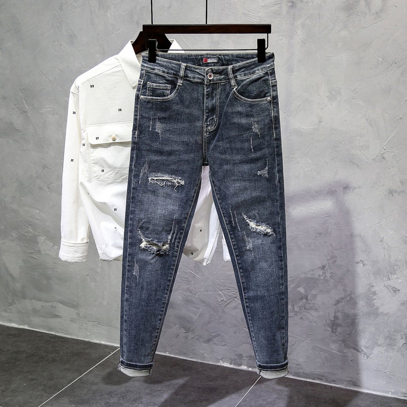 Unisex Classic Denim Jeans Loose Fit Daily Outdoor Wear - Image 3