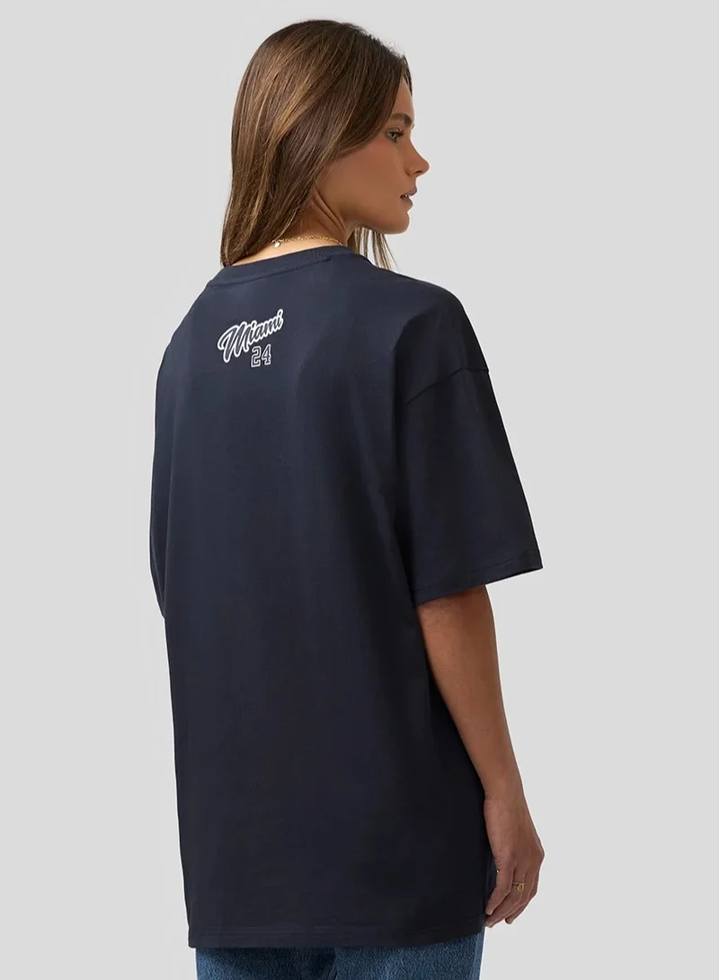 Red Bull  Red Bull Racing Unisex Miami Short Sleeve Oversized T-Shirt  | Best Price UAE