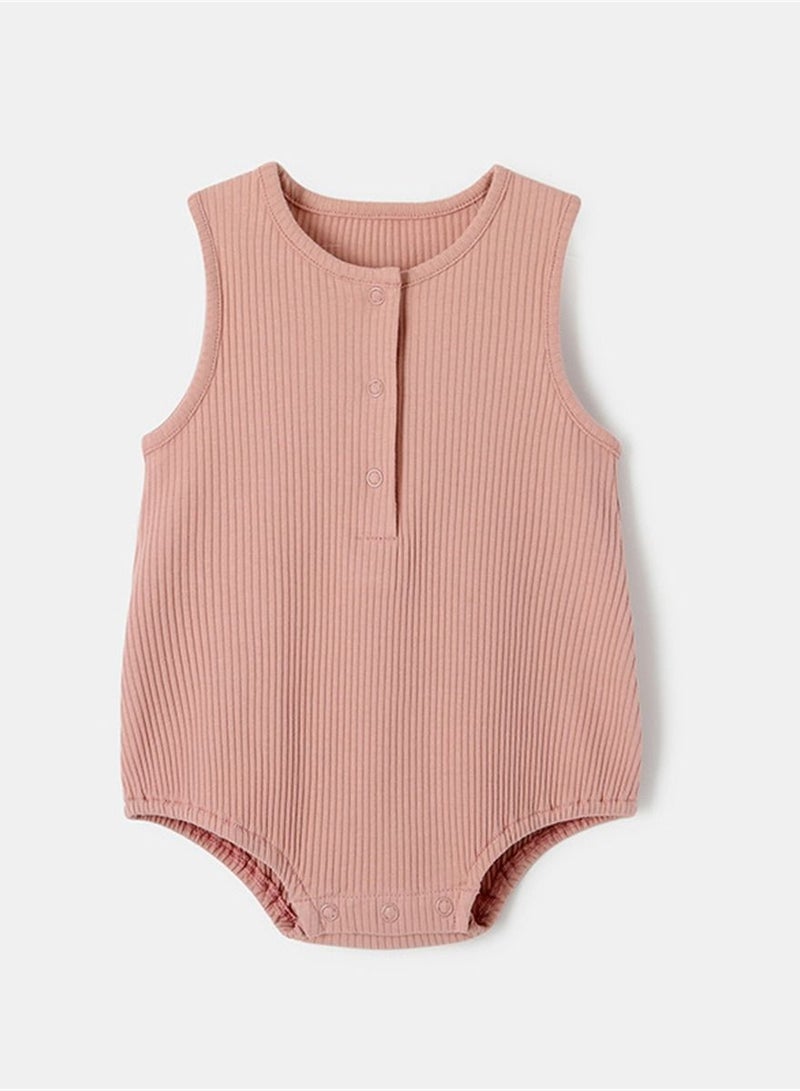 Loquat New Baby Sleeveless Pajamas Thin Baby Vest Pure Cotton