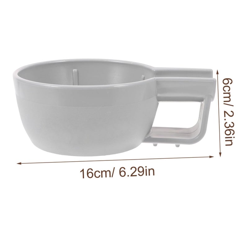 Large Shaving Cream Bowl with Slip Design Comfortable Grip for Home Salon Travel Use - Image 3