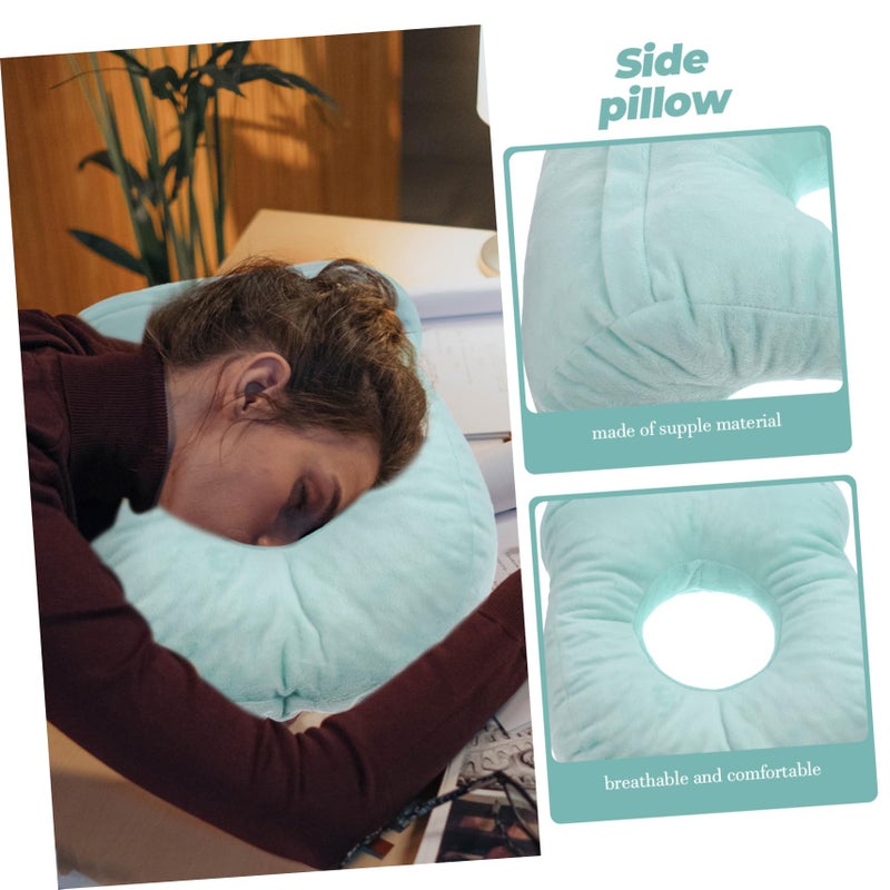 Pink Memory Foam Nap Pillow Wedge for Stomach Side Arm and Ear Sleepers - Image 5