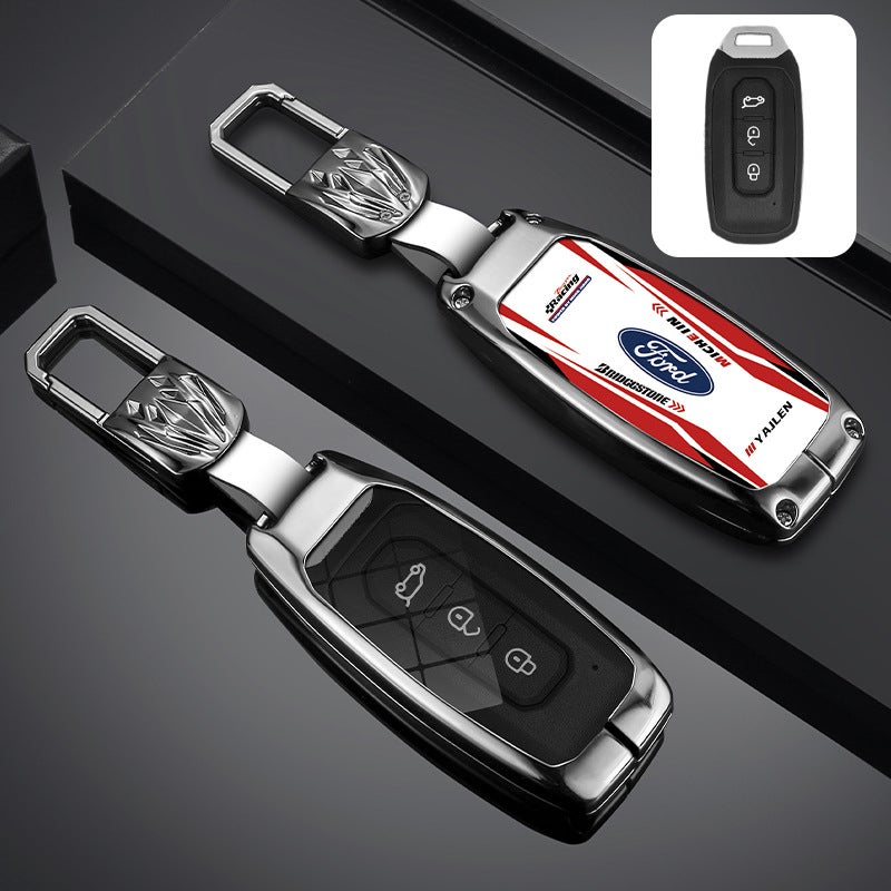 Ford Premium Zinc Alloy Key Case for Ford Territory S, Compatible with 22 Models - Remote Control Cover for 1.5T Vehicles - Image 1