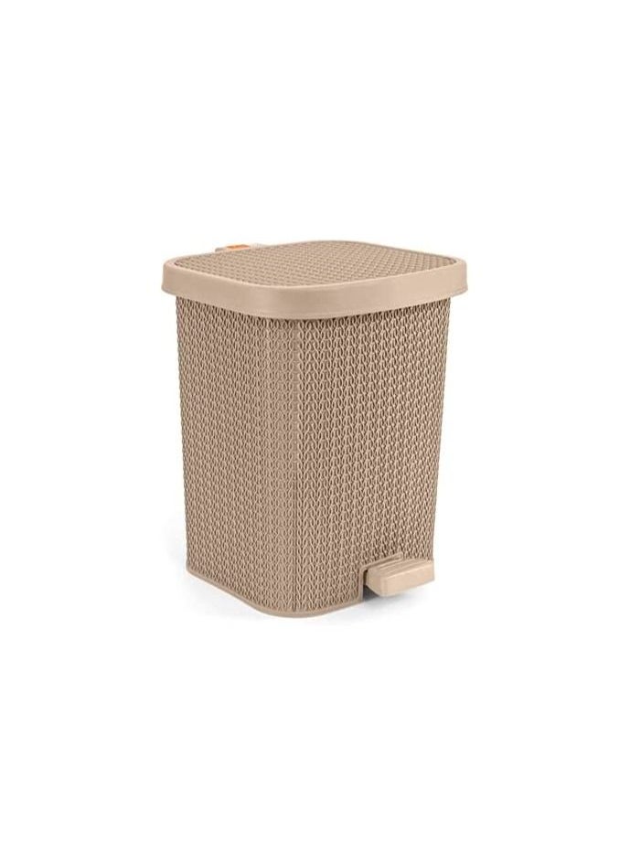 Turt Medium Trash Can - Beige 6221999653663  - Image 1