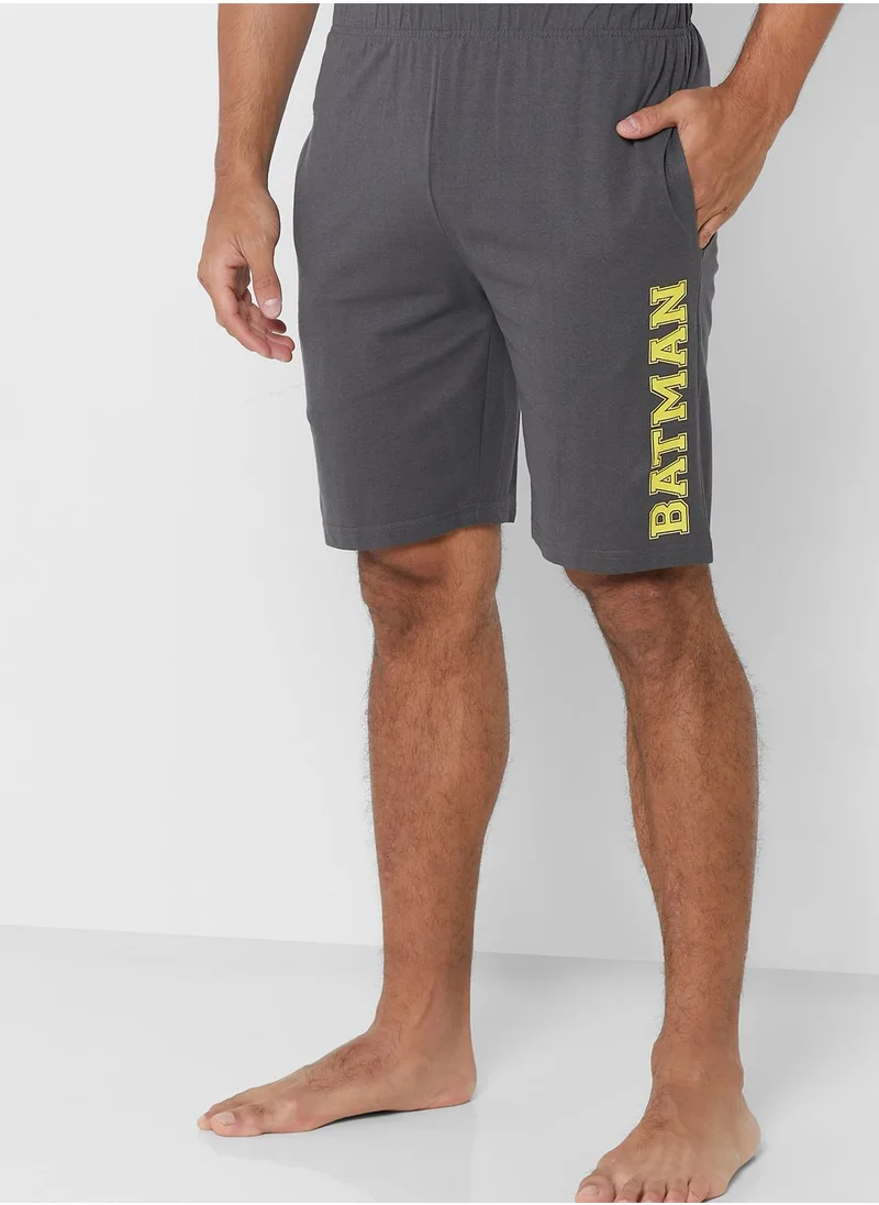 Warner Bros Batman Sustainable Shorts Set