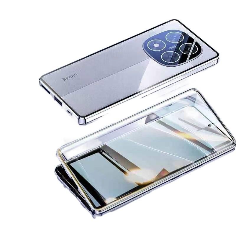 غطاء واقي بGlass لـ Redmi Note 15 مع تغطية كاملة ومقاوم للخدش مع مقاوم للصدمات مع حماية من السقوط باللون أخضر للاستخدام الداخلي للرحلات اليومية للاستخدام اليومي - Image 3