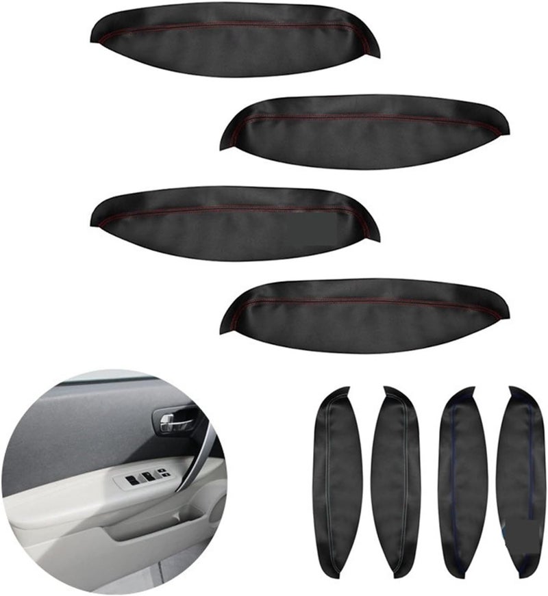 QASULER Leather Door Armrest Cover for Nissan Qashqai - Image 4