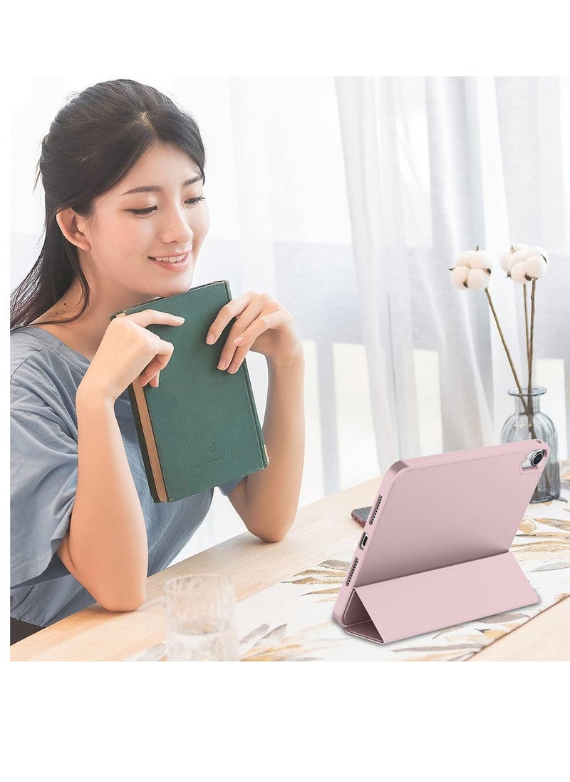 ELTRAZONE NEW Smart Case with Pencil Holder for iPad Mini 6 – Trifold Stand, Soft TPU Back, Auto Wake/Sleep, Dust Proof, Anti-Fingerprint, Heavy Duty Protection – Slim, Durable & Stylish Case for iPad Mini 6 - Image 5