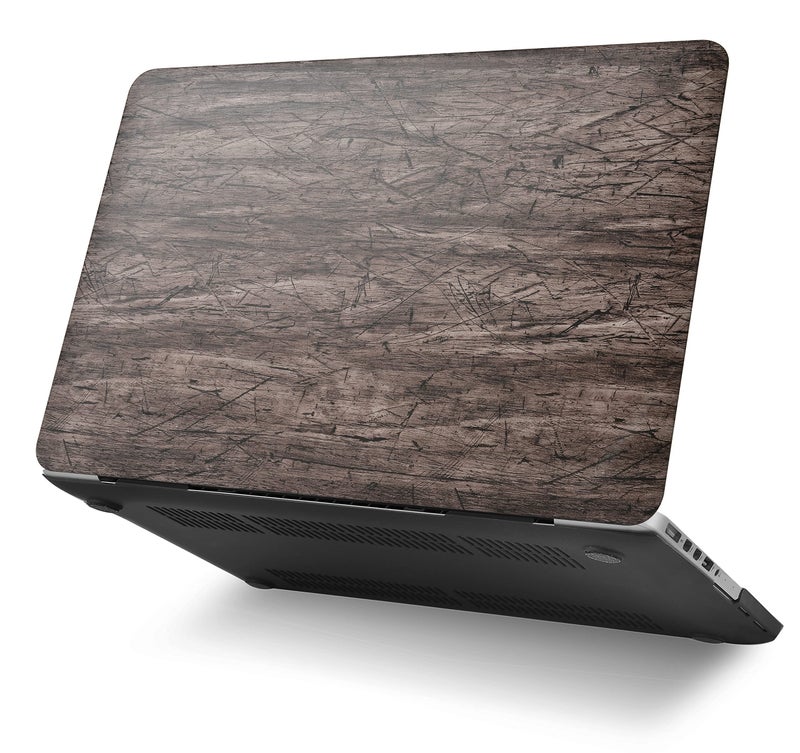KECC Compatible with MacBook Pro 14 inch Case 2025 2024 2023 2022 2021 Release M4 M3 M2 M1 A3112 A3401 A3185 A2918 A2992 A2779 A2442 Italian Leather Hard Shell Case, Brown Wood Leather - Image 5