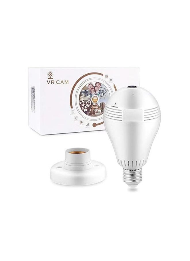 Generic - 360-Degree Fisheye Panoramic Wireless Surveillance Camera With LED Bulb Security - Image 1