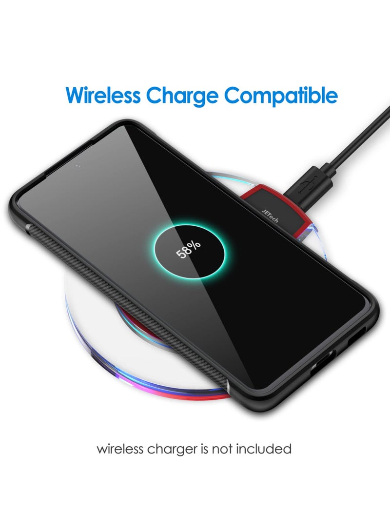 جي تيك حافظة رفيعة لهاتف سامسونج جالاكسي S21 Fe 5G مقاس 6.4 بوصة مع ممتص للصدمات وتصميم من ألياف الكربون باللون الأسود - Image 3