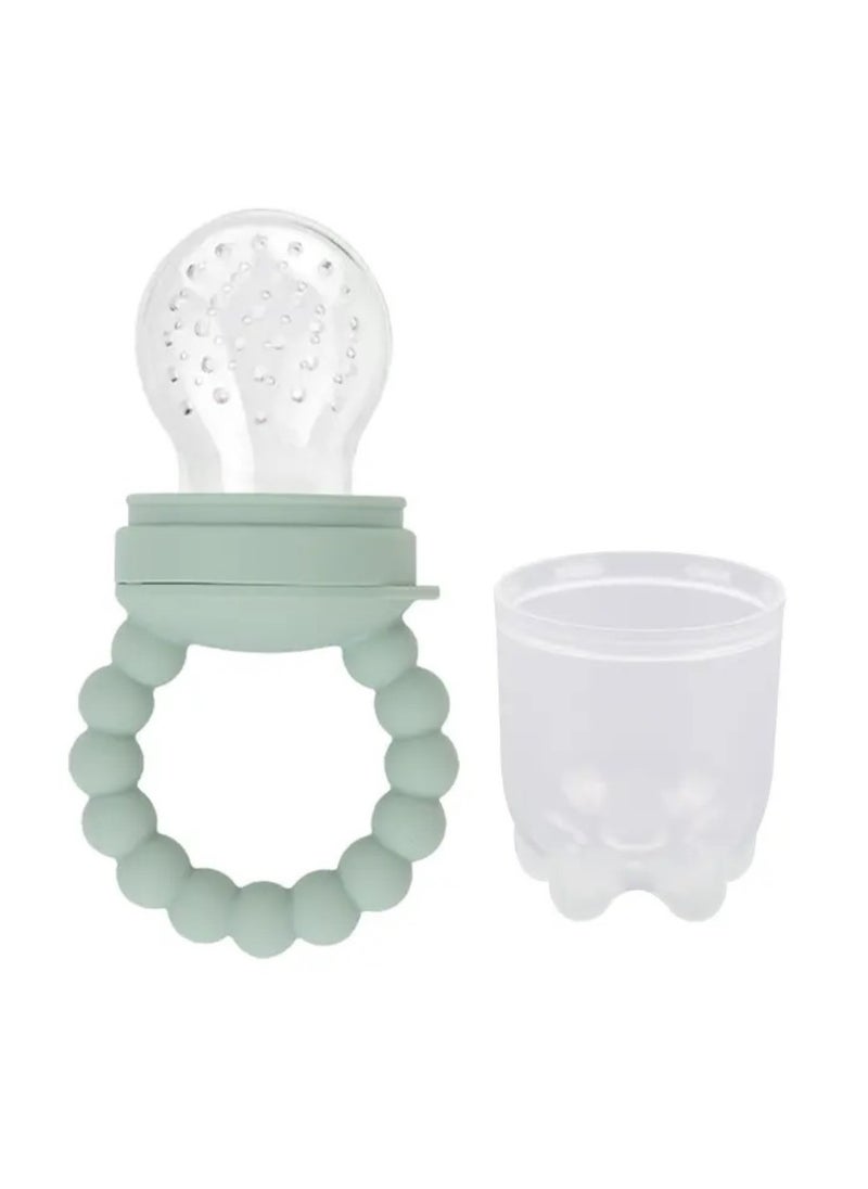 Pikkaboo Pikkaboo Chew & Feed Teether with Fruit Pacifier Duo - Pink  - Image 4
