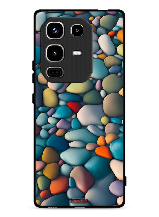Tolwak Infinix Note 50 Pro 4G Protective Case Cover Stones Abstract Pattern - Image 1