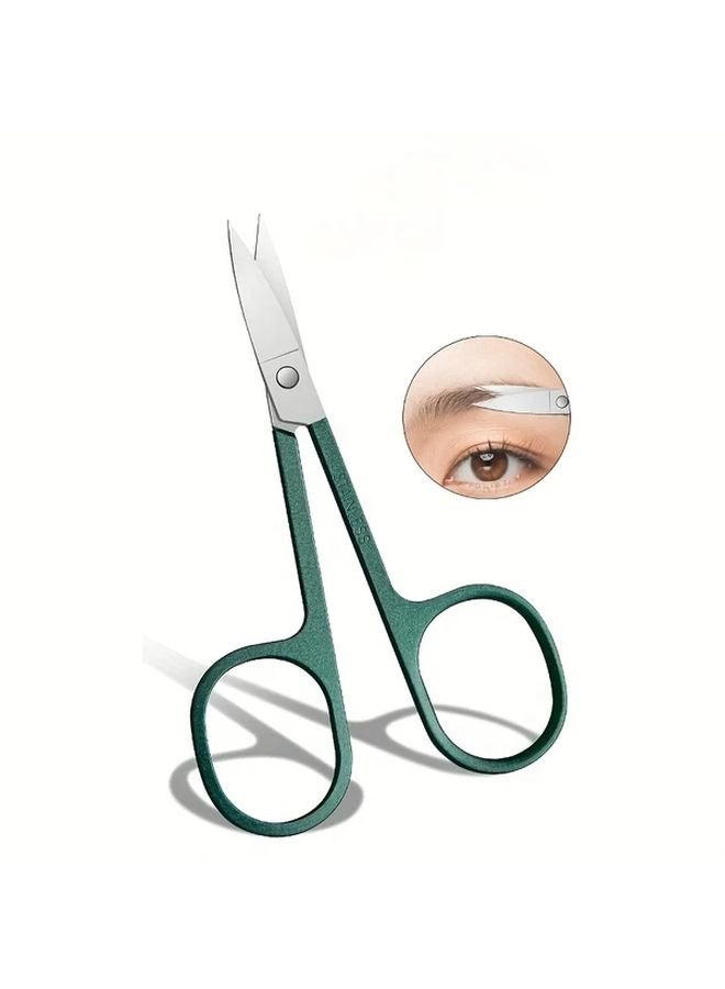 Green Professional Nail Care Kit 6pcs Stainless Steel Manicure Set Portable Travel Case - Image 5