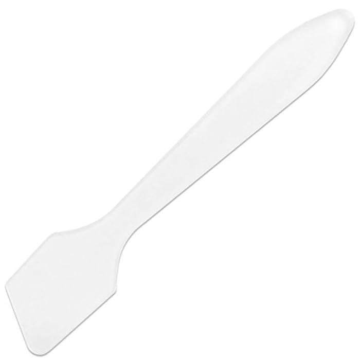Pana® Brand 1000 Pieces Disposable Makeup Frosted Tip Angled Spatula Cosmetic Skin Care Facial Cream Mask Spatula for Mixing and Sampling - Image 5
