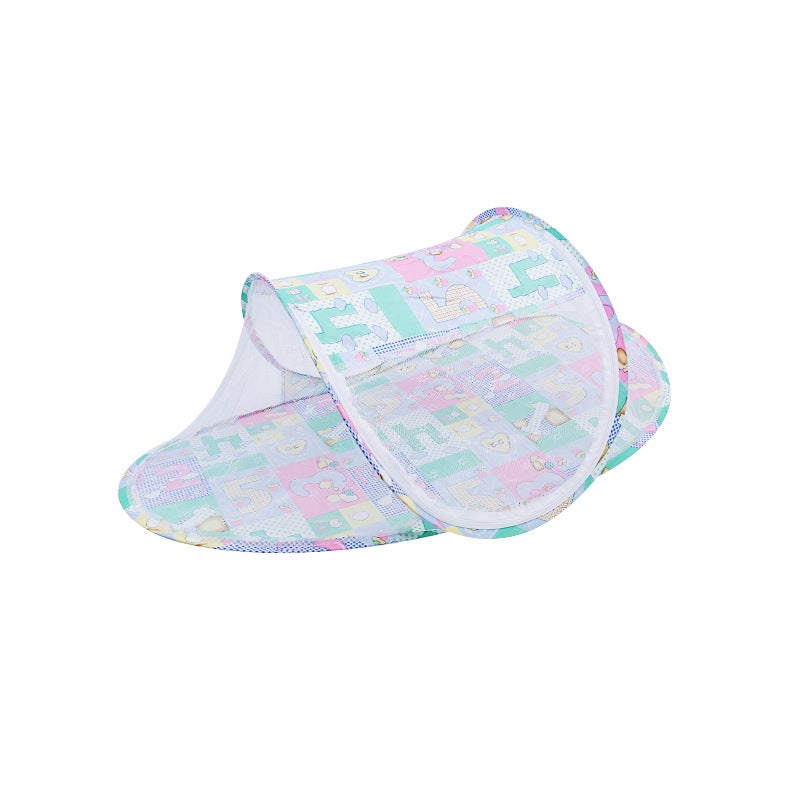 Multifunctional Children'S Folding Mosquito Net/Baby Mosquito Net/Baby Special Cartoon High Quality Boat Type Mosquito Net Zipper Mosquito Net - Image 1