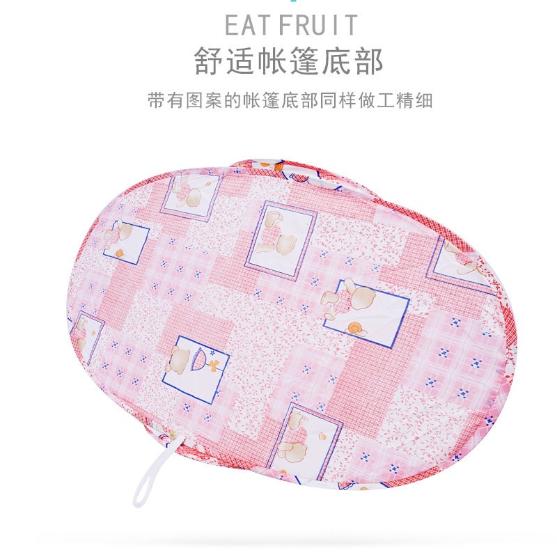 Multifunctional Children'S Folding Mosquito Net/Baby Mosquito Net/Baby Special Cartoon High Quality Boat Type Mosquito Net Zipper Mosquito Net - Image 4