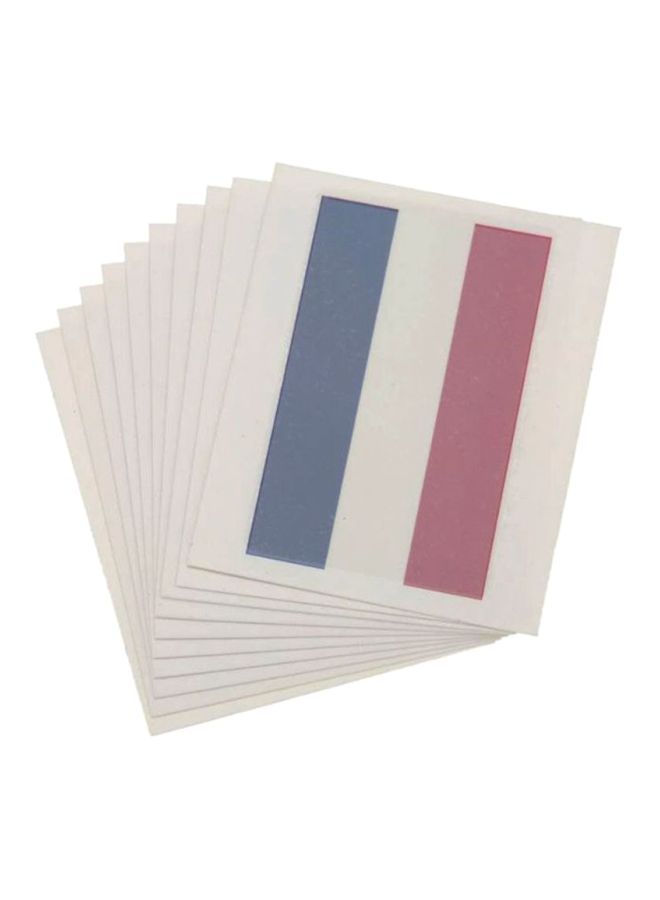 إسكدنيا مجموعة تاتو مؤقت على شكل العلم الوطني مكونة من 10 قطع 5x4.3x0.3سم - Image 1