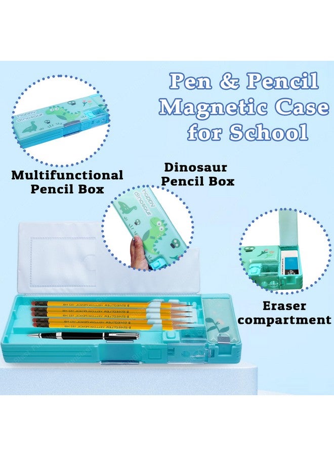FunBlast Multifunctional Pencil Box For Kids, Dinosaur Pencil Box, Boys & Girls, Magnetic Pencil Box For Boys, Pop Up Pencil Box, Dinosaur Theme Return Gifts For Kids - Abs, Multicolor - Image 5