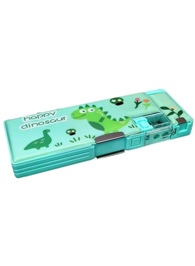 FunBlast Multifunctional Pencil Box For Kids, Dinosaur Pencil Box, Boys & Girls, Magnetic Pencil Box For Boys, Pop Up Pencil Box, Dinosaur Theme Return Gifts For Kids - Abs, Multicolor - Image 1