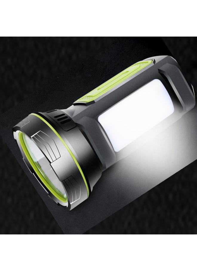 Generic Portable Handheld Electric Torch Light Decorative Lighting Lantern Lamp Provides Bright Illumination Ideal For Outdoor Use-Color:882B With Side Lights  - Image 2