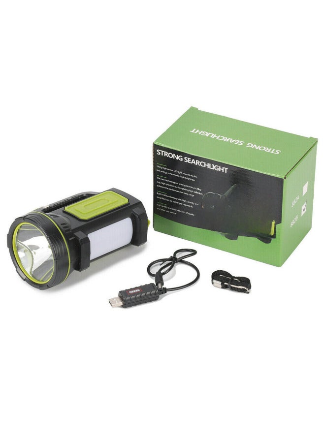 Generic Portable Handheld Electric Torch Light Decorative Lighting Lantern Lamp Provides Bright Illumination Ideal For Outdoor Use-Color:882B With Side Lights  - Image 5