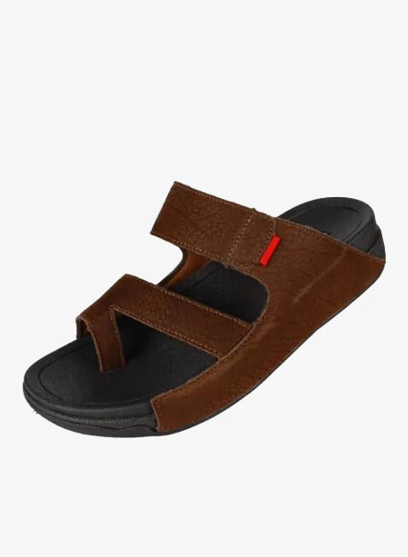 008-3546 Barjeel Mens FInger grip Sandals 20275 Dark Brown
