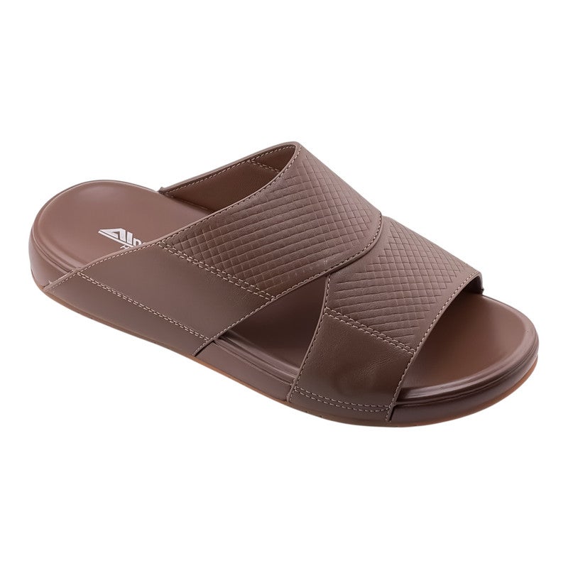 إيت صندل عربي يدوي الصنع للرجال من AET | شبشب رجالي خارجي | شبشب مفتوح من الأمام للاستخدام اليومي | جلد عربي أصلي| تصميم عربي جديد | نعل داخلي مطابق للون| مريح وخفيف الوزن - Image 1