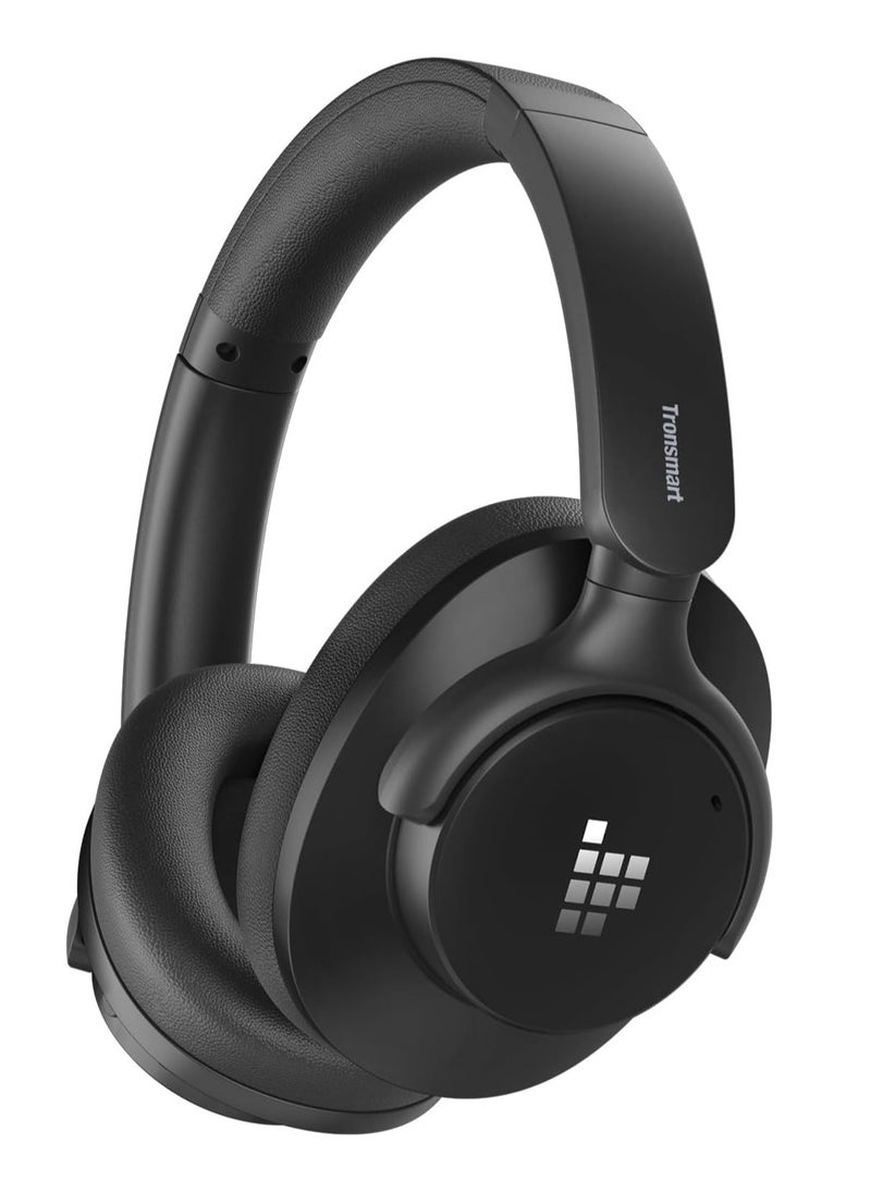 Tronsmart Tronsmart Q20S hybrid active Noise Cancelling Headphones, Wireless Over Ear Bluetooth Headphones with Mic, Hi-Res Audio, 60H Playtime, Deep Bass Custom EQ via App, Comfort Fit, for Travel Home Office Black  - Image 1