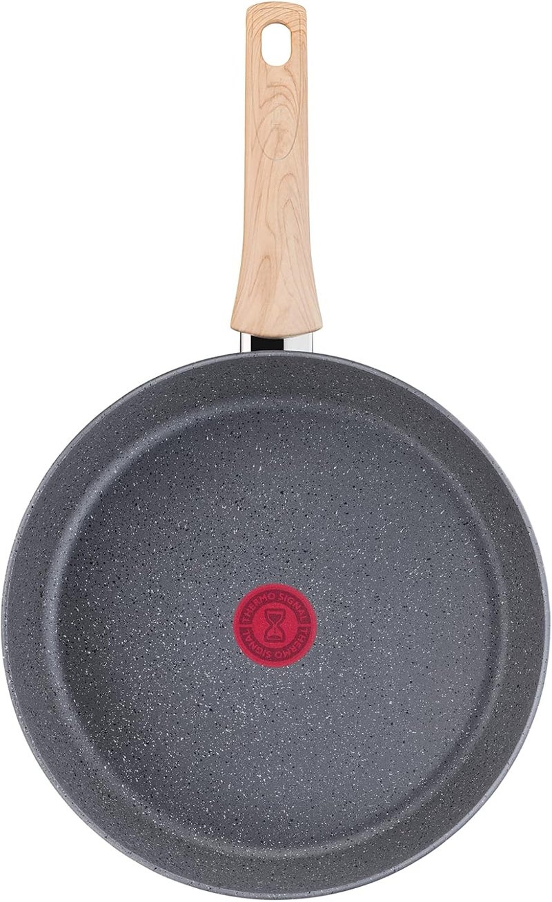 تيفال مقلاة TEFAL | Natural Force، قطر 28 سم | سهلة التنظيف | طلاء غير لاصق Mineralia+ | معادن طبيعية | إشارة حرارية (Thermo-Signal) | طهي صحي | آمن | مصنوعة في فرنسا | ضمان لمدة سنتين | رقم المنتج: G2660632 - Image 2