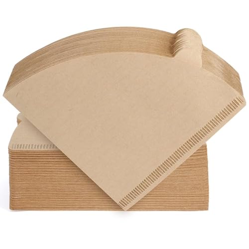 LUVINA Coffee Filter, Cone Coffee Filters 2, Pour Over Coffee Filter for v60 Coffee Dripper and Drip Coffee Maker, 1-4 Cup, 100 Count, Disposable Natural Unbleached Size 02 (100, Coffee Filter Paper) - Image 1