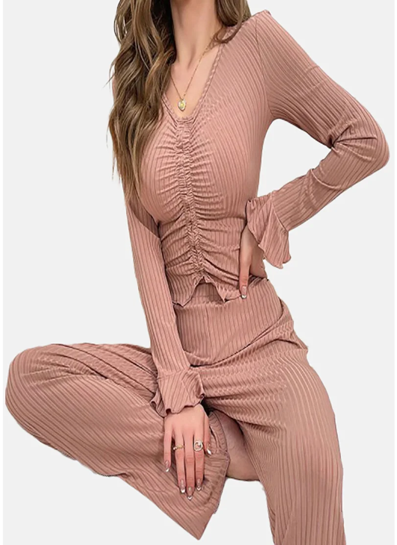 يونيكي Mauve Solid Pyjamas & Top