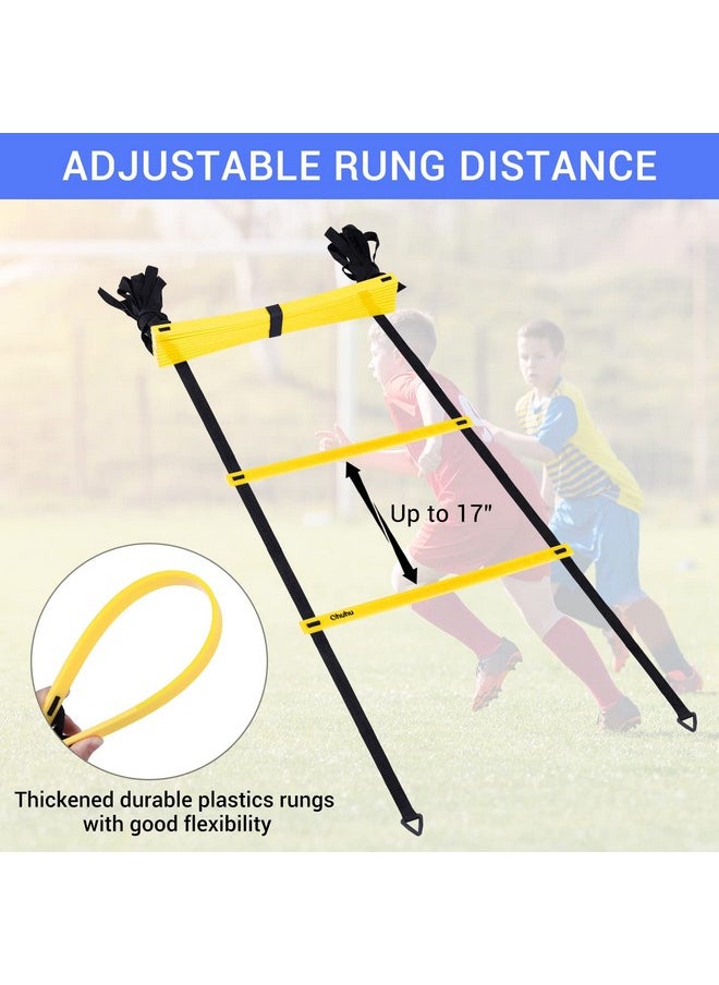 Agility Ladder 6M Ohuhu Rung Agility Ladder With Black Carry Case Ideal For Speed Training Football Game Training Workout Men - pzsku/Z4D6379608807956D19BEZ/45/_/1702711170/471447c9-42f3-4d97-bd2d-dafbcea8aa7f