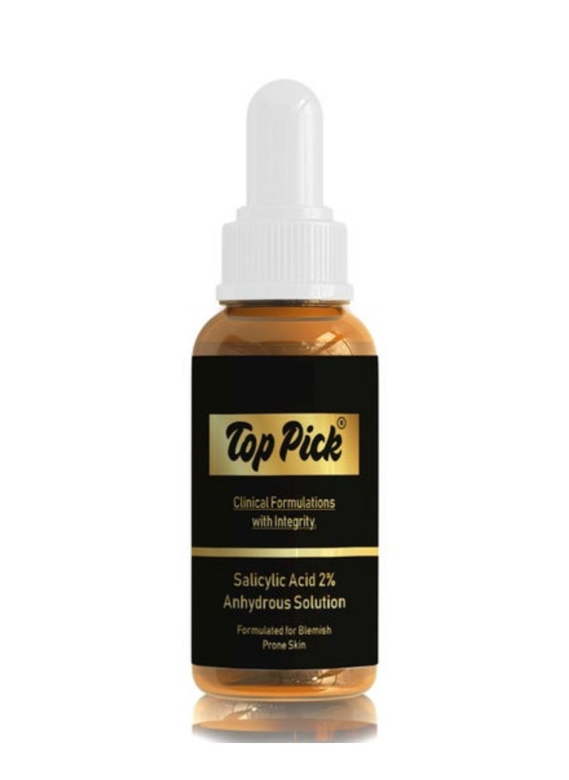 Top Pick - Salicylic Acid 2% Anhydrous Solution 30ml - Image 1