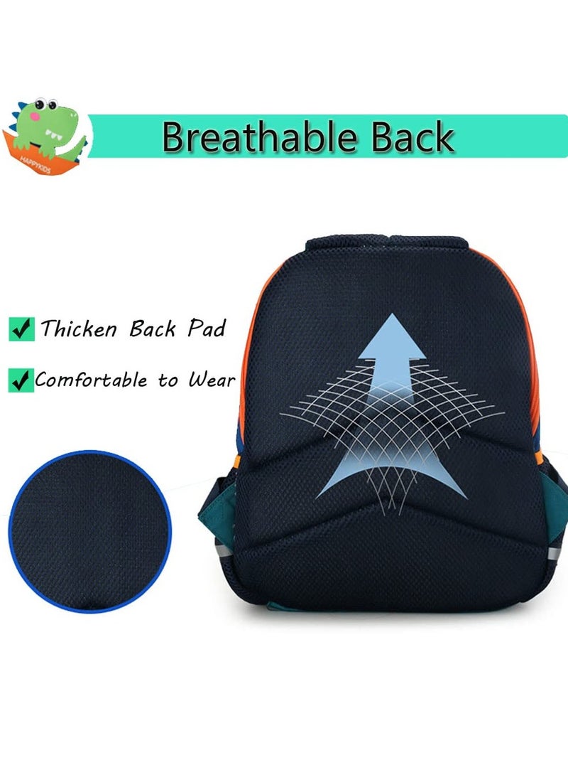 SANMUGEED Toddler Backpack for Nursery Kids Children Dinosaur Backpack with Chest Strap Kindergarten School Bag Outdoor Rucksack for 3-6 Years - Image 4