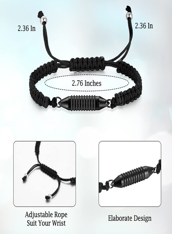 abooxiu Urn Bracelet for Ashes Cremation Bracelets for Ashes Stainless Steel Ash Bracelet for Men Women Memorial Ash Holder Cremation Bangles for Human Ashes - Image 2