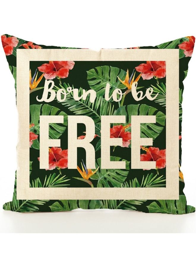 نيبمينينت غطاء وسادة ديكور مزين بطبعة متعدد الألوان