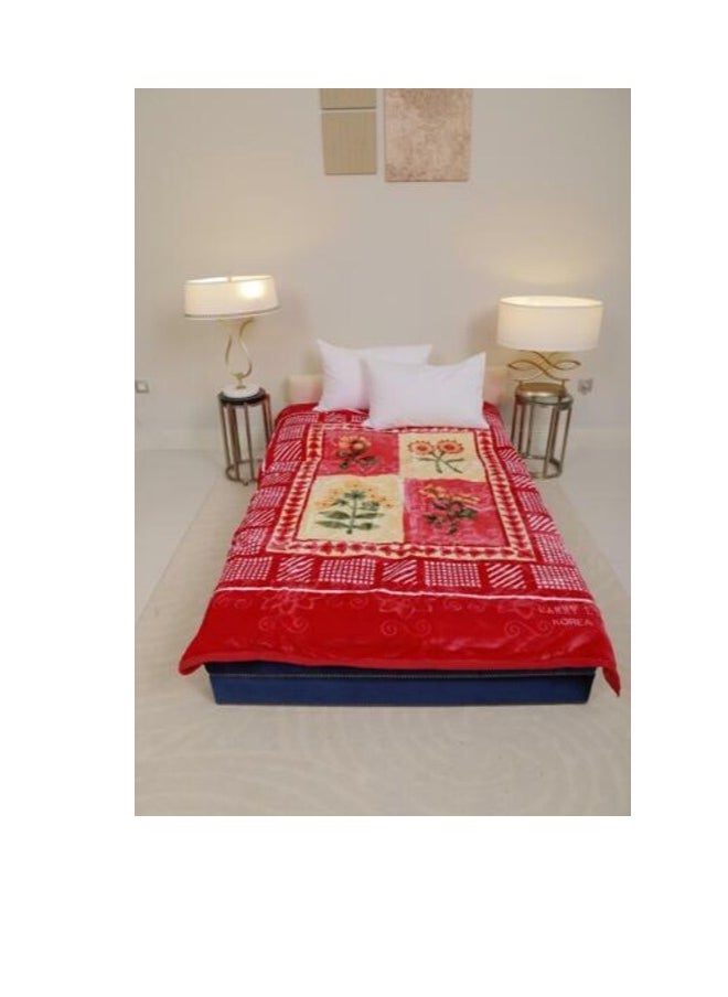 PARRY LIFE - Parry Life Spinacho Single Ply Embossed Blanket 160X220 cm - Image 1