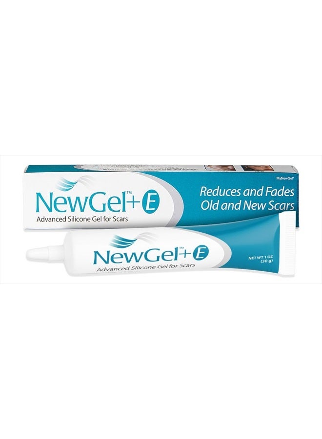 MyNewGel NewGel+E Advanced Silicone Scar Treatment Gel for OLD and NEW Scars w Vitamin E, for Surgery, Injury, Keloids, Burns, and Facial Blemish Scars (1 oz) - Image 1