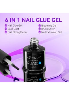 gelike ec Gelike EC Gel X Nail Kit - 240PCS Short Coffin Nail Tips, 6 in 1 UV Gel Nail Glue and Mini UV Lamp with Gift Package…  - Image 5