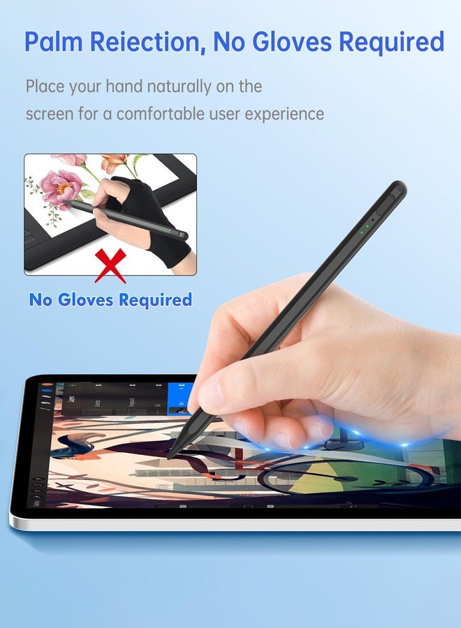 Uogic Stylus Pen for iPad - with Fast Charging, Palm Rejection, Magnetic, Rechargeable Stylus Pencil for iPad 6th/7th/8th/9th/10th, mini 5th/6th, Air M2/3th/4th/5th, Pro M4/11/12.9" - Image 5
