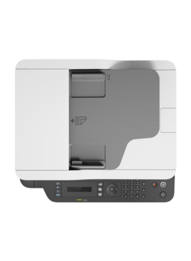 HP طابعة ليزر 137Fnw للطباعة والنسخ والمسح الضوئي - لون أبيض طراز [4ZB84A] أبيض/رمادي - Image 4
