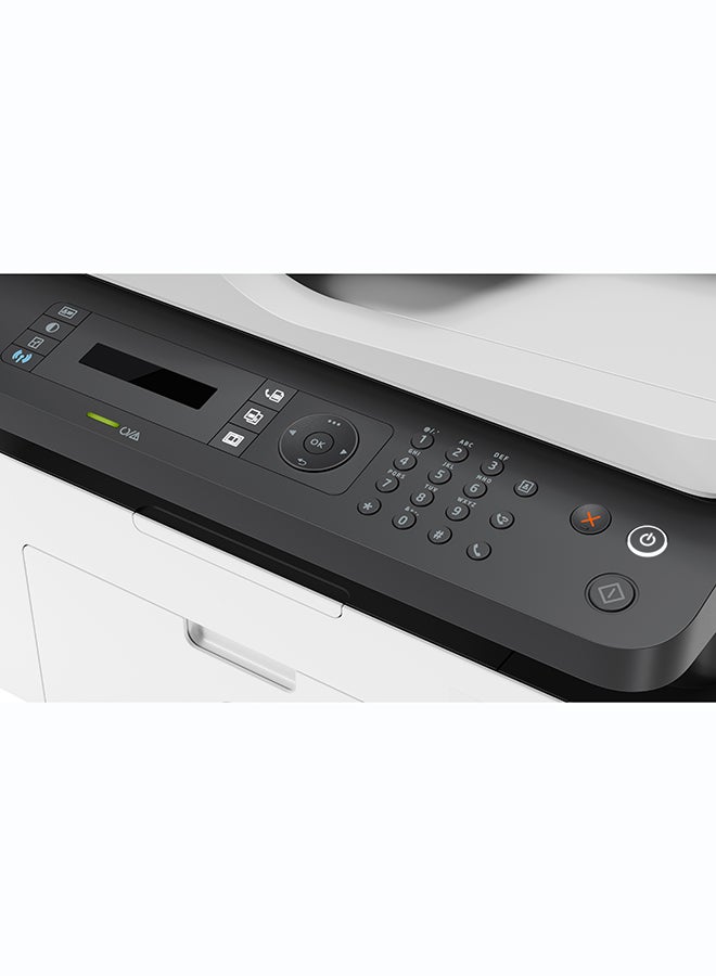 HP Laser MFP 137fnw Printer - Print, Copy, Scan, Fax - Black and white, Printer for Small Medium Business [4ZB84A] White/Grey - Image 4
