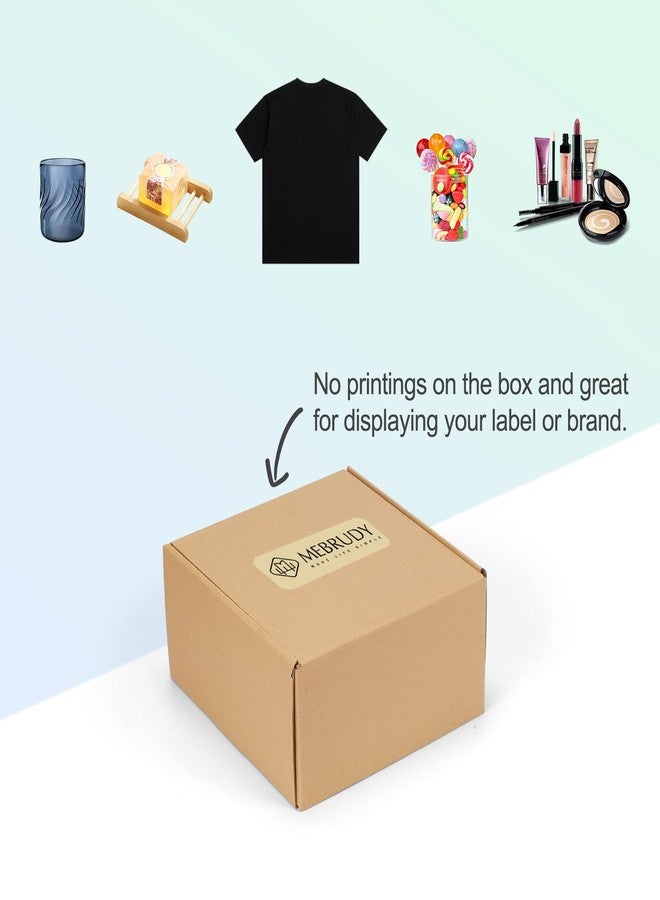 MEBRUDY 8x8x4 Inches Shipping Boxes Pack of 25, Small Corrugated Cardboard Box for Mailing Packing Literature Mailer - Image 5