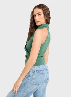 Ginger Halter Neck Wrap Top  - Image 2