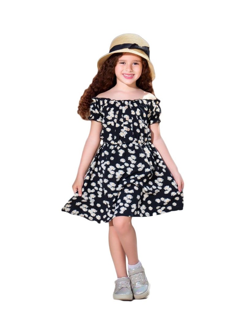 فستان بناتى لاين اسود - Image 2